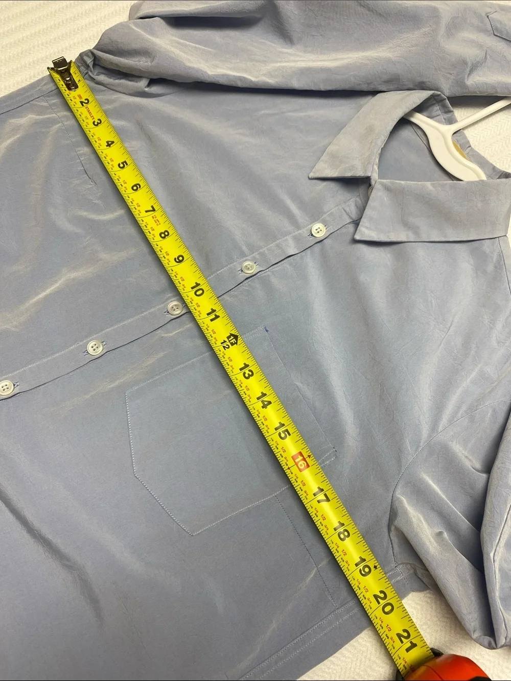 Vintage/Y2K Michael Kors Made in Italy Blue Chambray Longline Tunic Shirt Dress